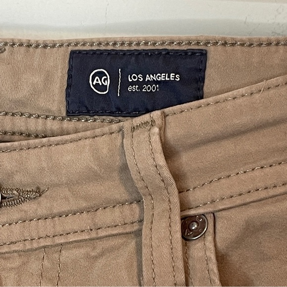 AG Jeans Everett Slim Straight Leg Twill Pants in Tan 31x32 - Picture 4 of 6